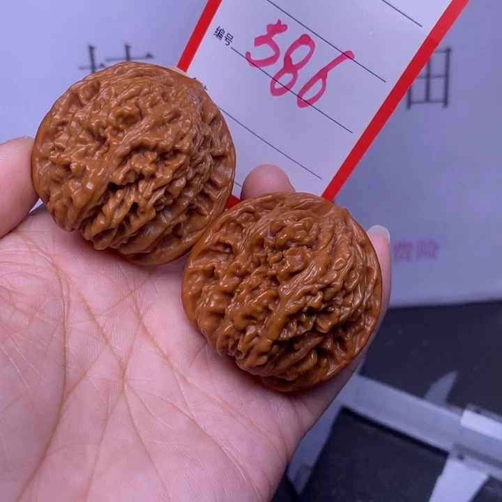 把件文玩核桃586，41四座楼