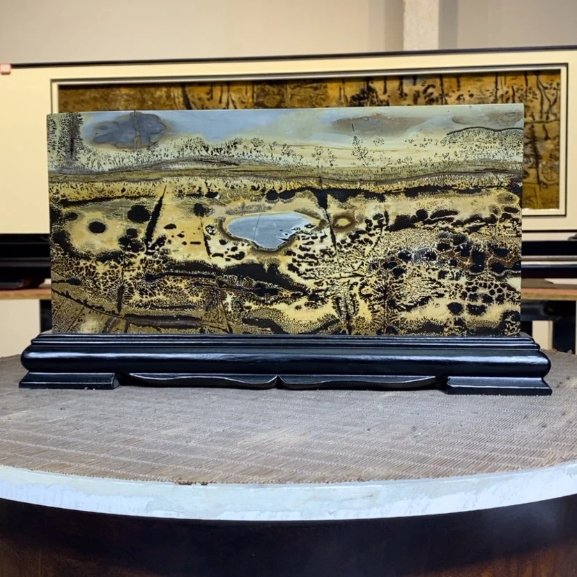 【闪购商品】广西国画石草花石