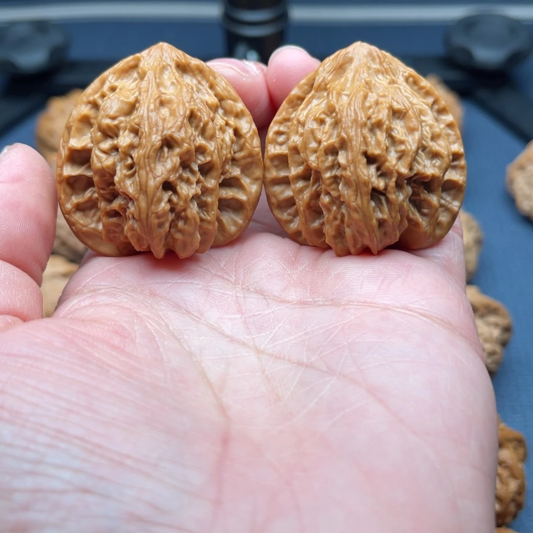 吊坠文玩核桃火焰马蹄对歪41尺