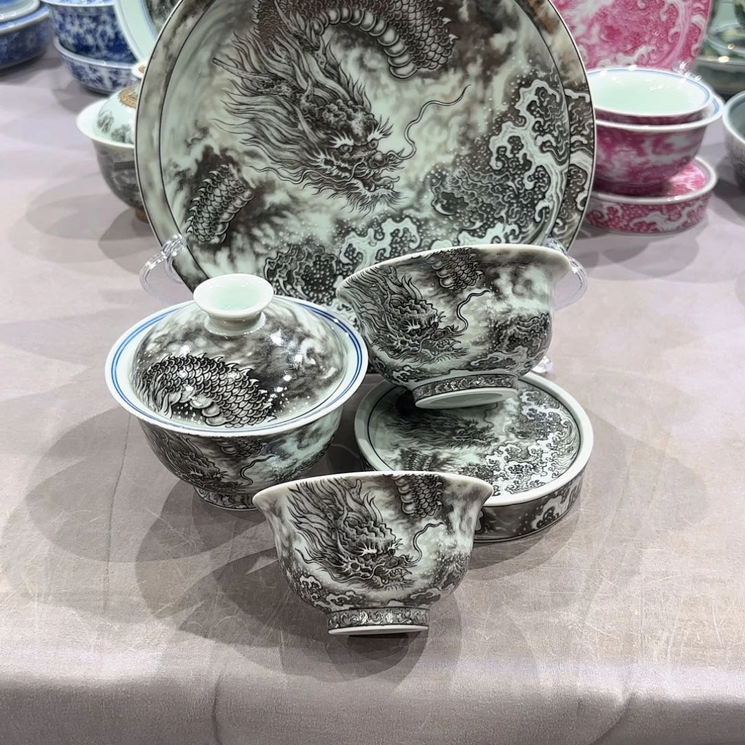 瓷片景德镇瓷器精品展示