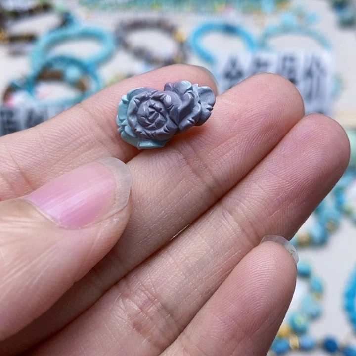 绿松石未镶嵌挂件19