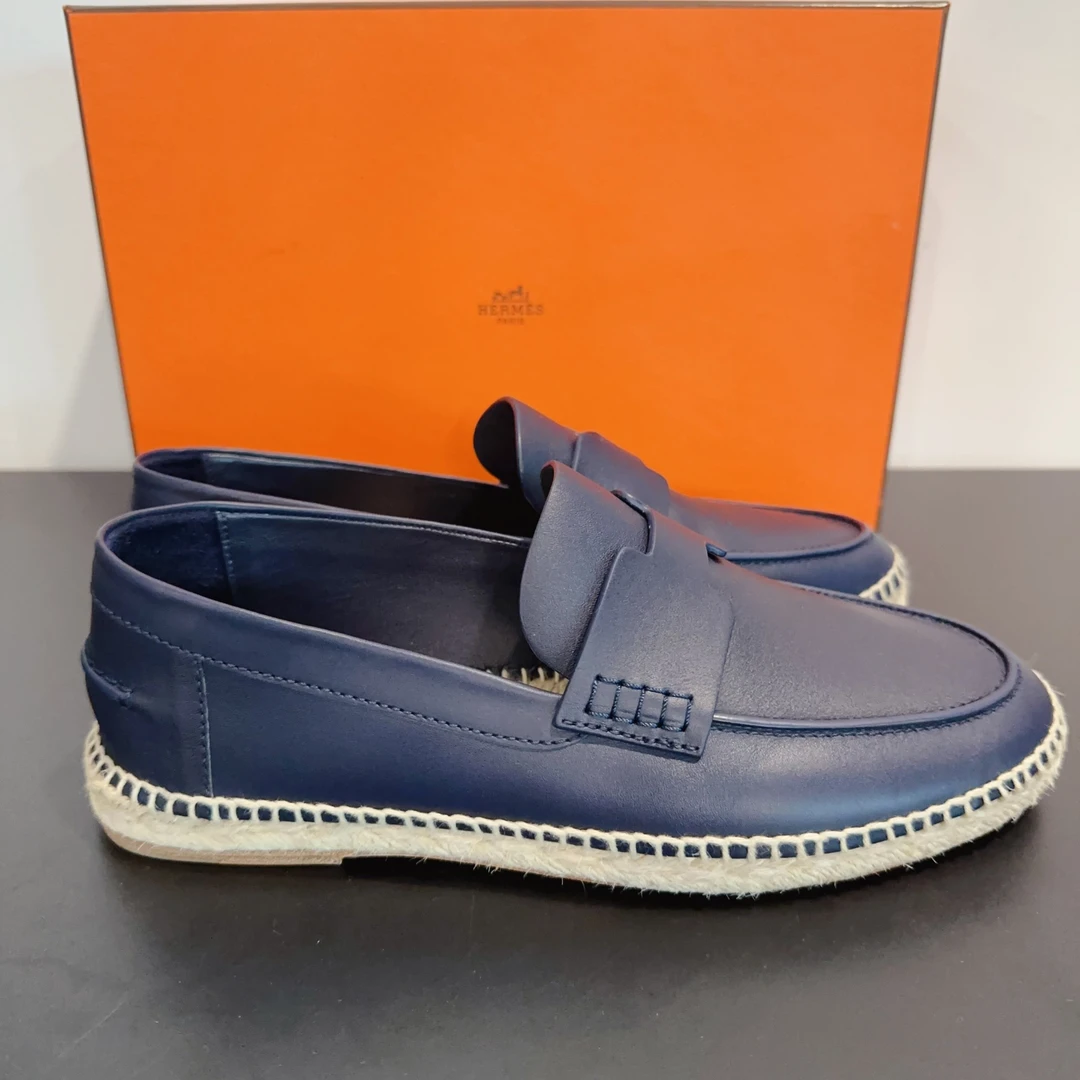 未使用 Hermes/爱马仕 乐福鞋尺码39成色看直播 GSH1469