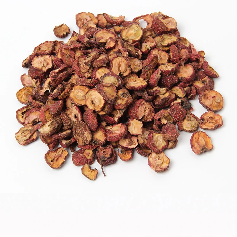 太行山野生有籽山楂片无农药无熏硫不施肥自然生长果实小颜色暗