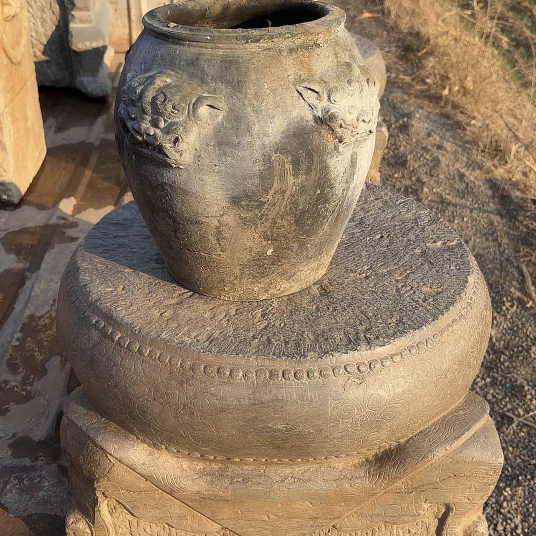 那****石材陶罐精品包邮