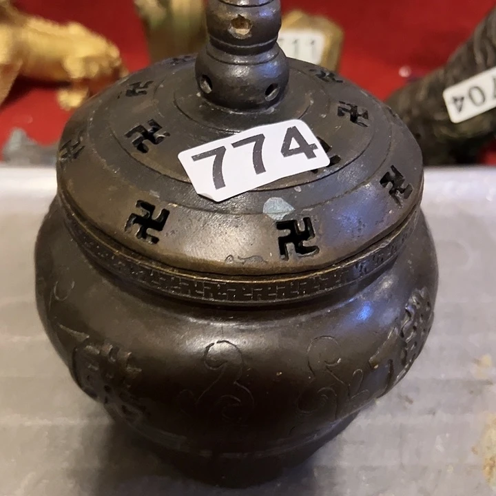 家***事黄铜摆件，文房工艺品摆件