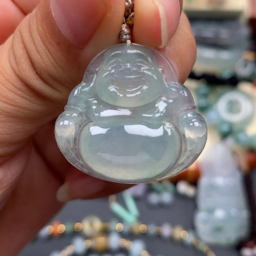 颈饰未镶嵌翡翠佛公