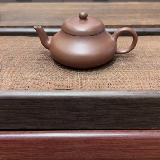 紫砂茶壶黄龙山大水潭底槽清半手工微瑕