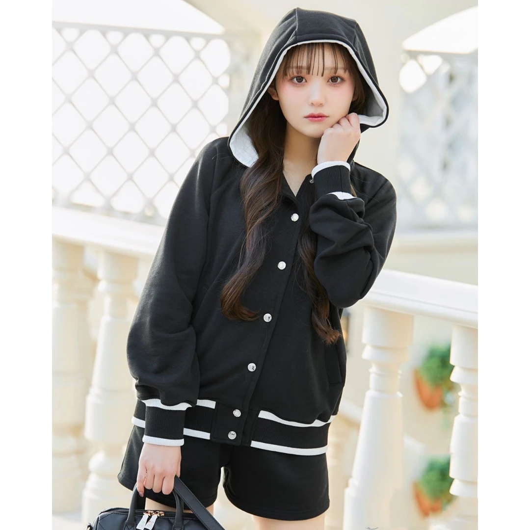 【MonTendre】 初秋新款 R 气质休闲风百搭减龄上衣卫衣