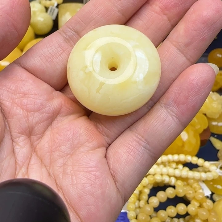 蜜蜡颈饰未镶嵌天然蜜蜡