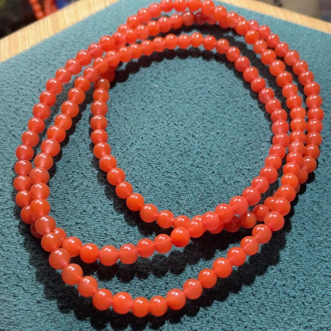 南红玛瑙未镶嵌手串