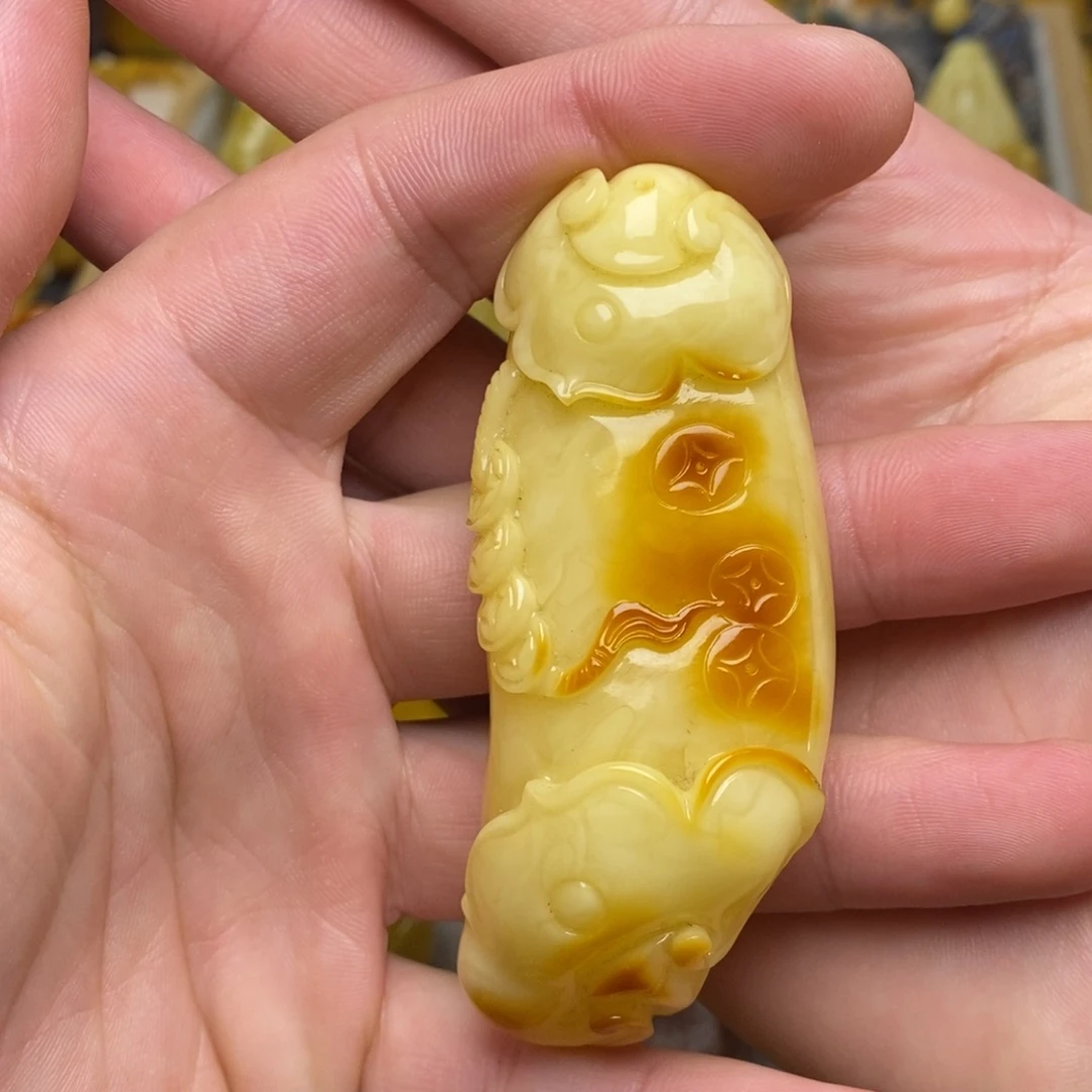 琥珀未镶嵌裸石蜜蜡