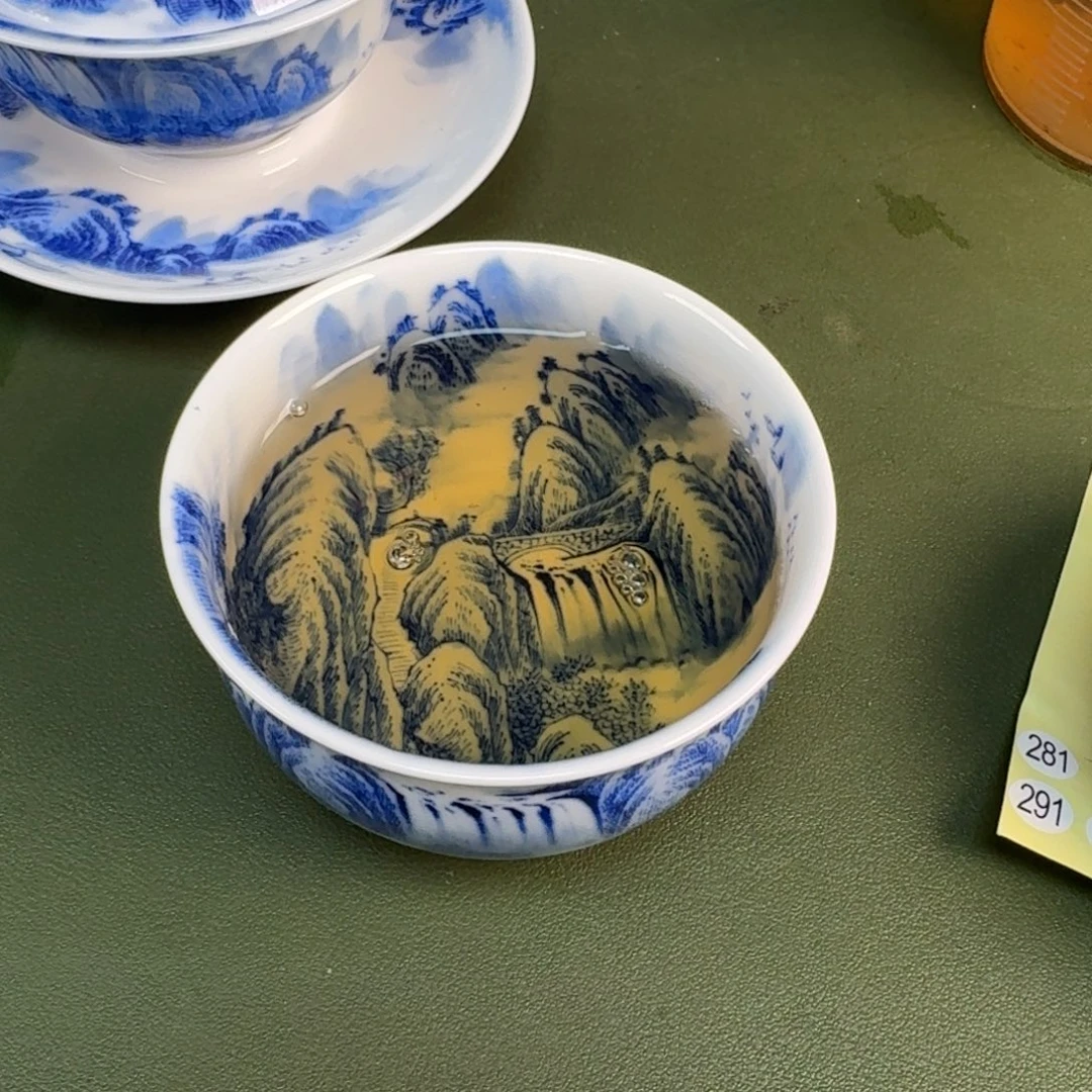 景德镇纯手绘茶具圆圆298