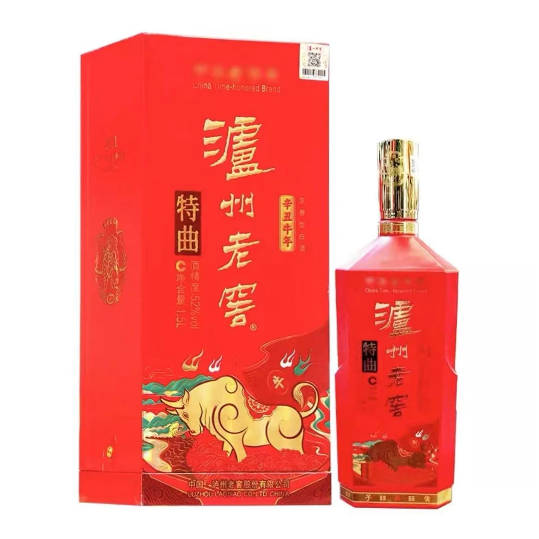 泸州老窖特曲牛年生肖 52度1.5L*1瓶 浓香型白酒