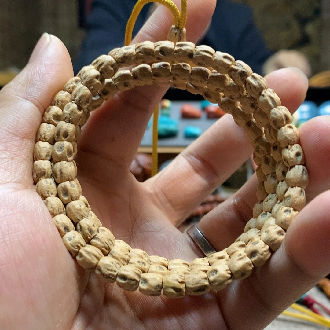 吊坠柏香籽/百香籽热振粉皮方块无相鬼