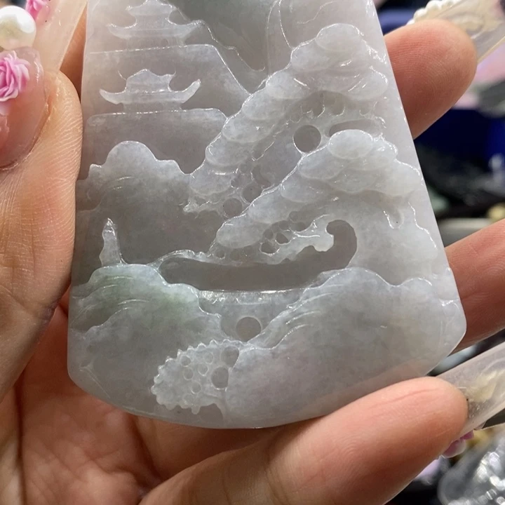 翡翠吊坠(不含链)未镶嵌龍**龘668