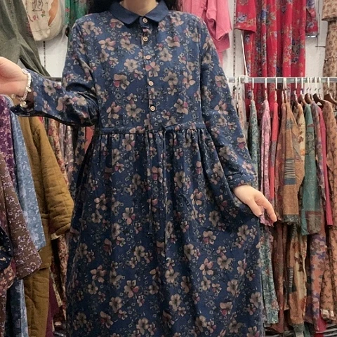 招财猫收腰麻裙887-2