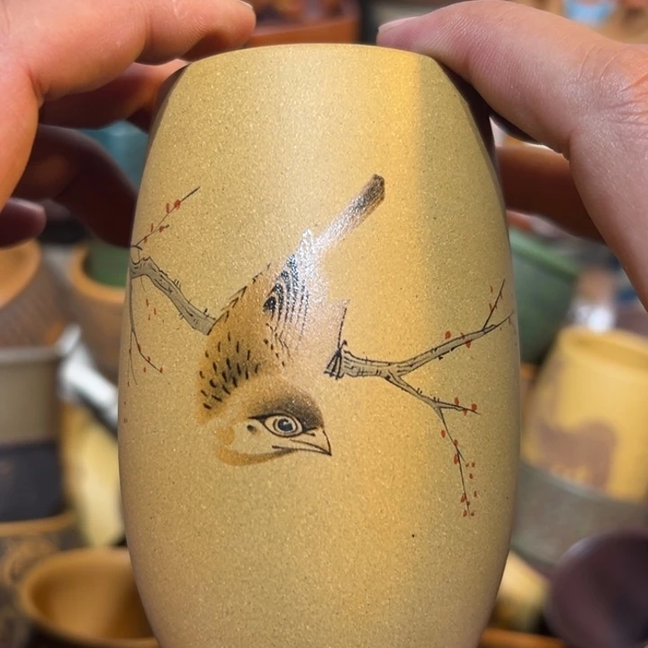 紫砂茶杯宜兴紫砂主人杯