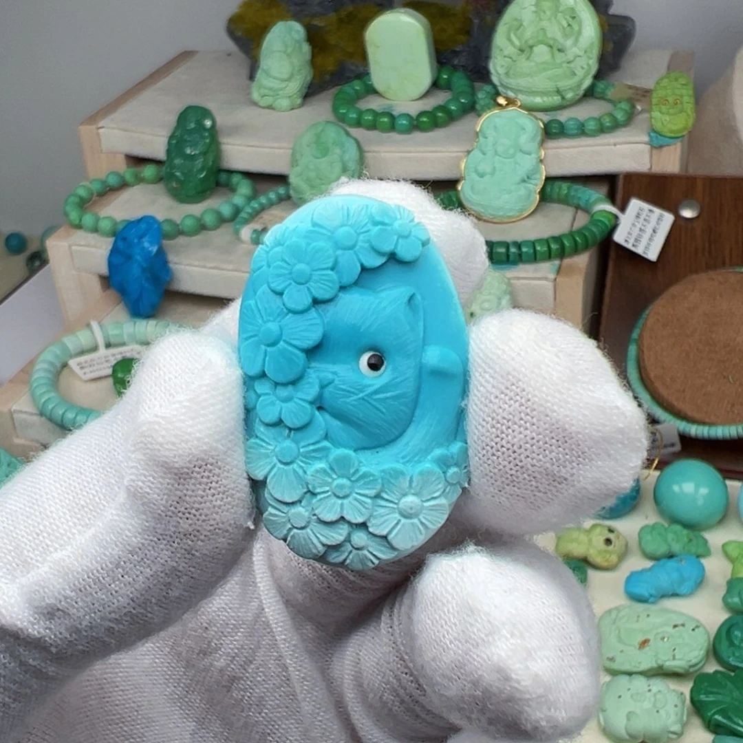 绿松石未镶嵌主播夏