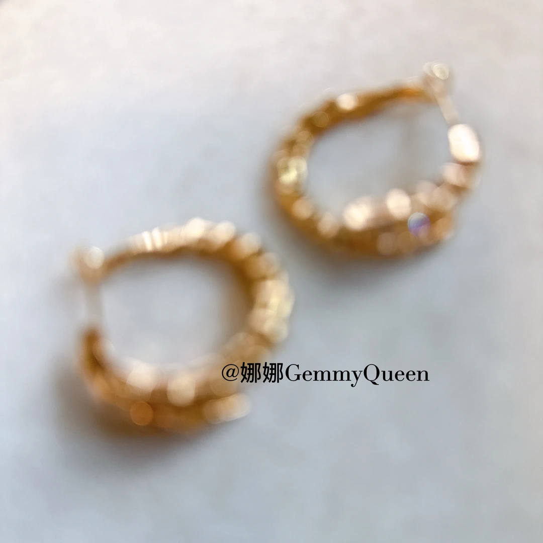 铜合金合成锆石耳饰 娜娜GemmyQueen耳环GQ08795