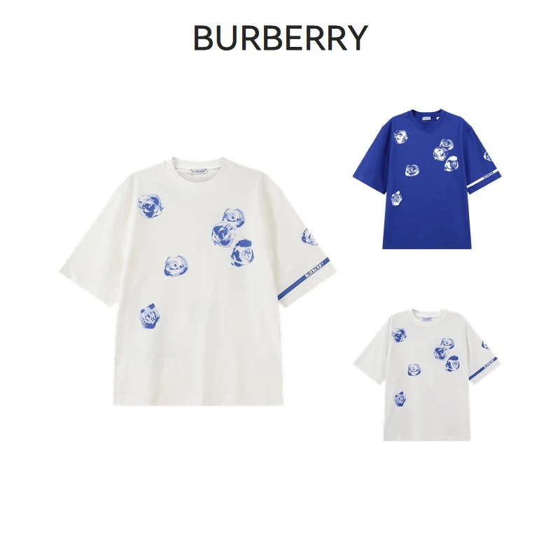 BURBERRY巴宝莉/博柏利奢侈品男士T恤圆领短袖T恤 80820171
