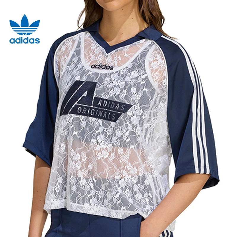 adidas阿迪达斯【环】三叶草女子运动休闲短袖T恤KD2275