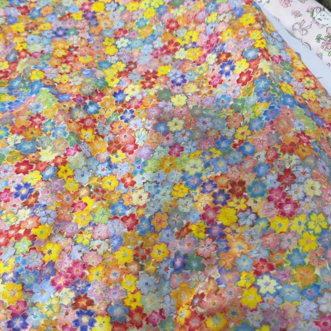 棉纯棉60支加密贡缎1米价X1.1米宽D