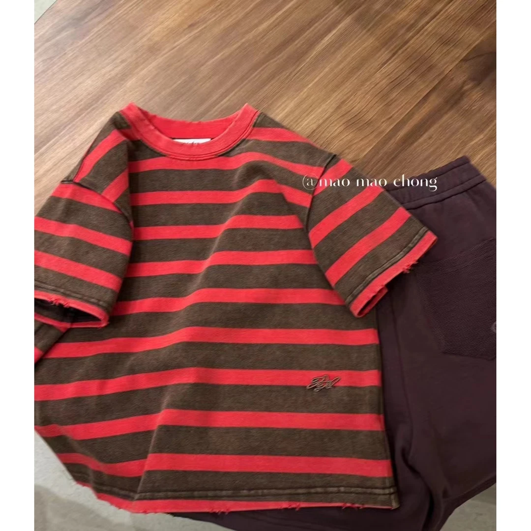 九九子.-【年货福利】冬季新品百搭短袖T恤 T506