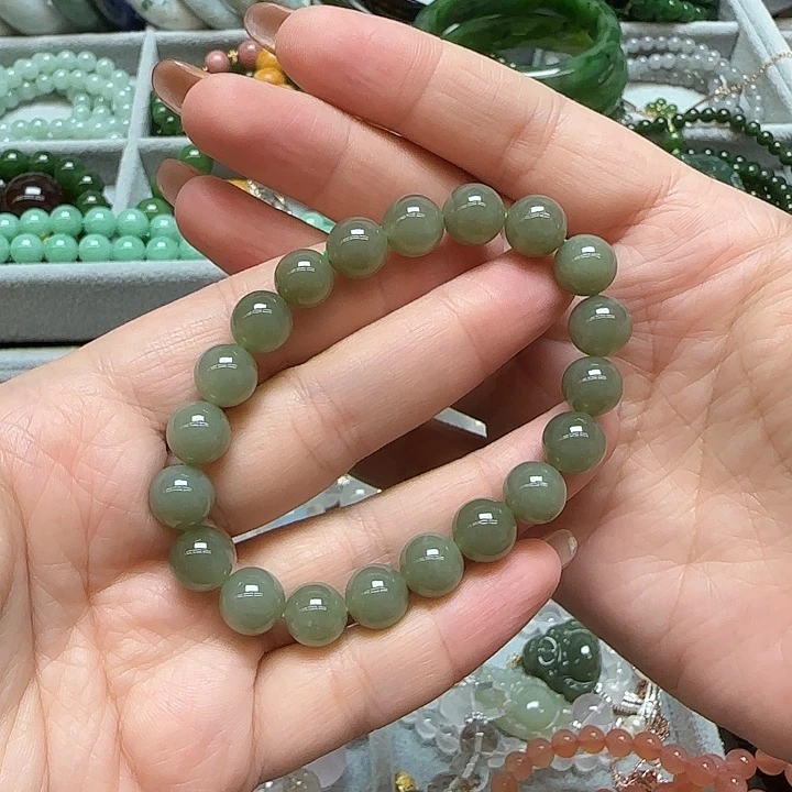 和田玉未镶嵌手串