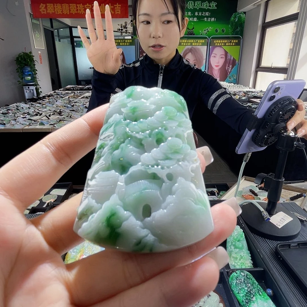 颈饰未镶嵌翡翠一