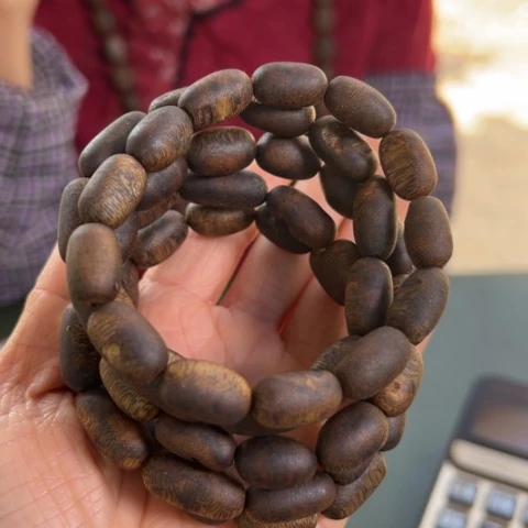 沉香手串白棋7克卡0.9多样性发1条