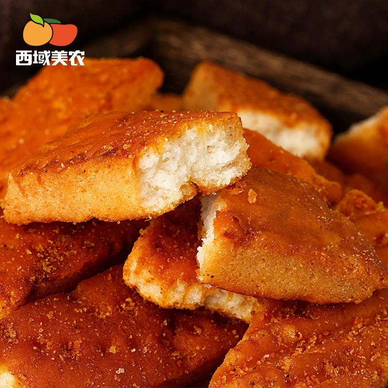 西域美农新疆 烤馕片110g/袋香辣孜然香味食用酥脆可口香脆零食