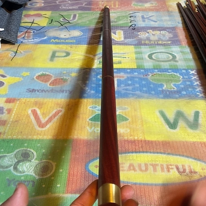 香榧木紫檀 三节鸟头 拐棍