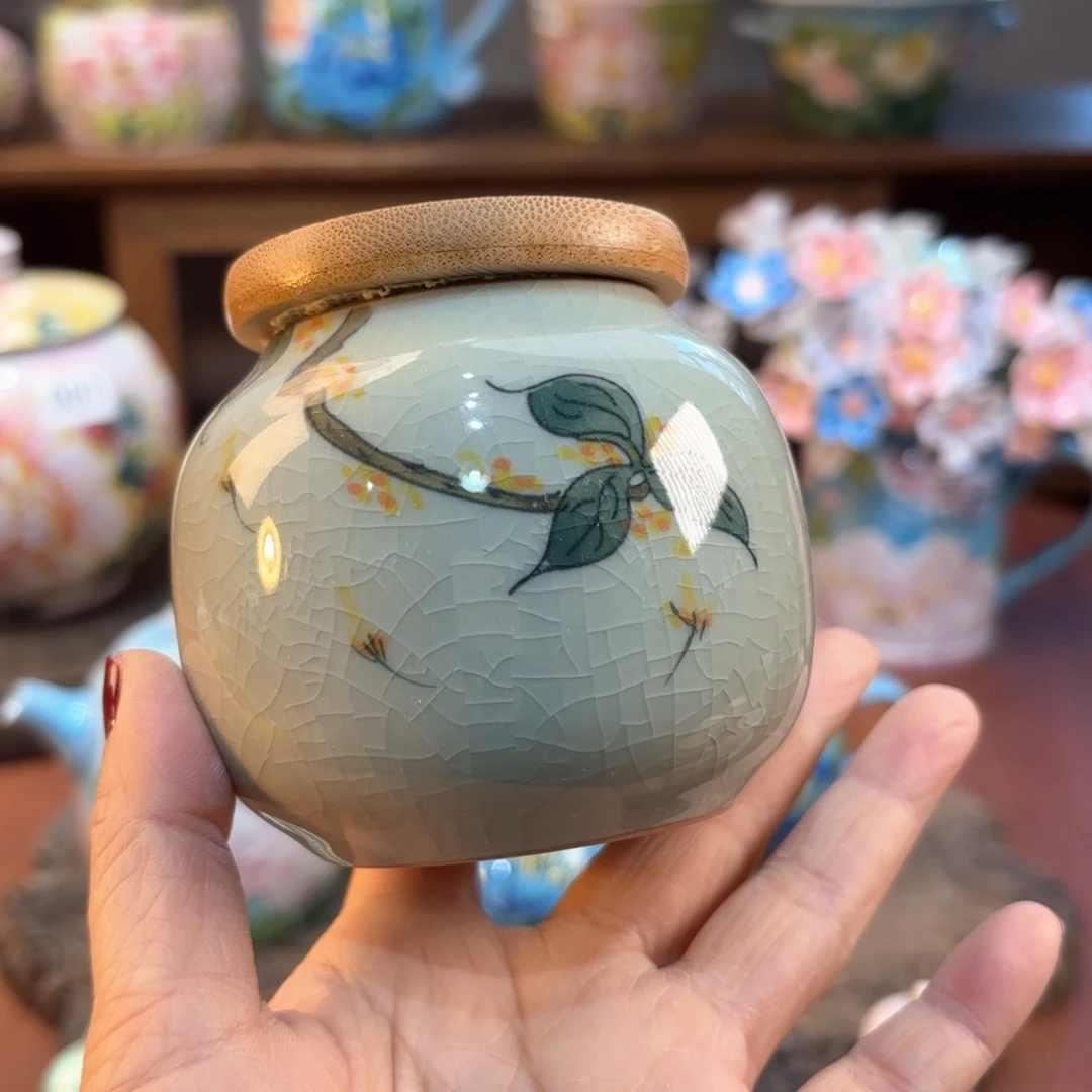 景德镇手绘高温釉下彩陶瓷茶具