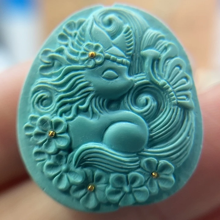 绿松石未镶嵌珠宝奇石