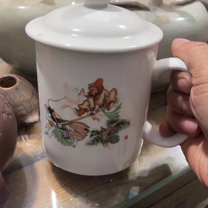 库存瓷器陶老板杯一个容量400