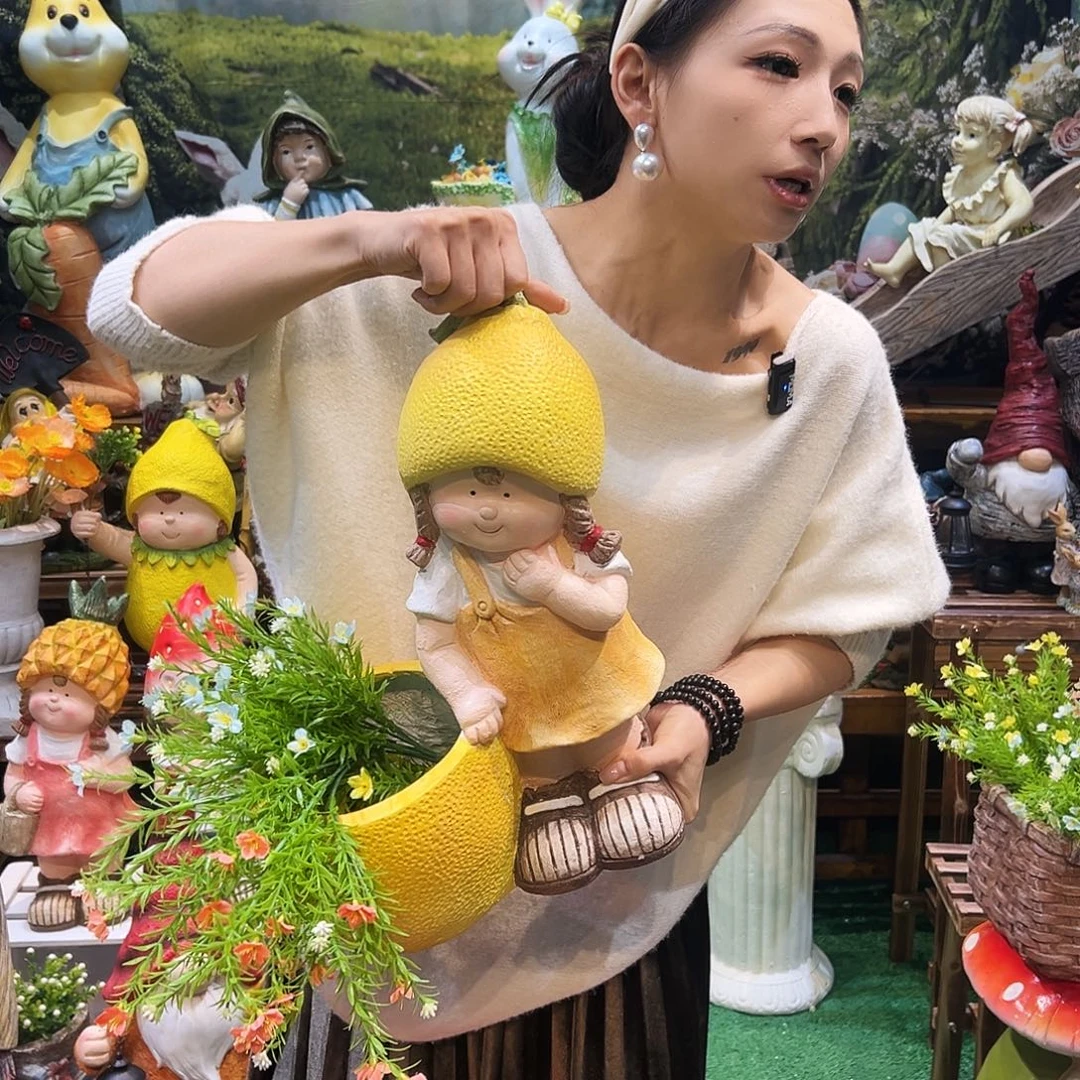 花园摆件红红火火