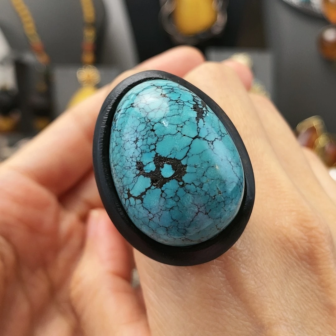 木质非金属设计师特色戒指