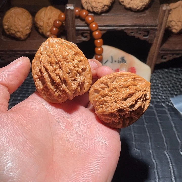 吊坠文玩核桃虎头43