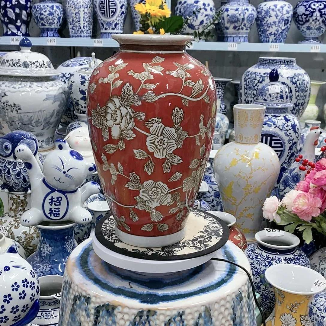 【闪购商品】摆件人**棋萝卜瓶瓷器摆件………………………………