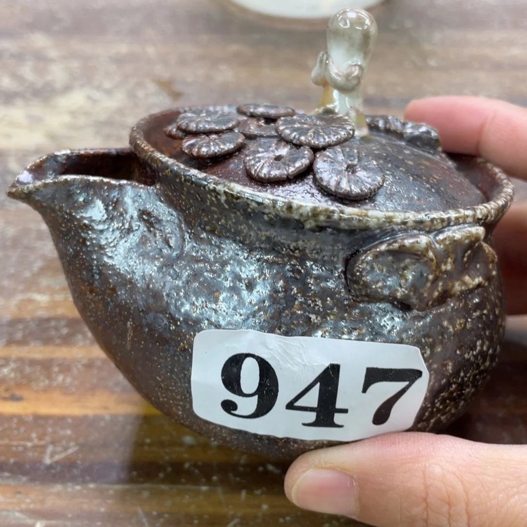 陶纯手工柴烧茶壶茶具