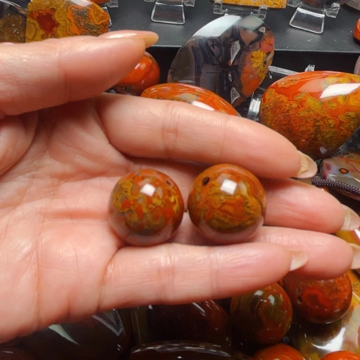 玛瑙/玉髓战国红玛瑙挂件未镶嵌歸*