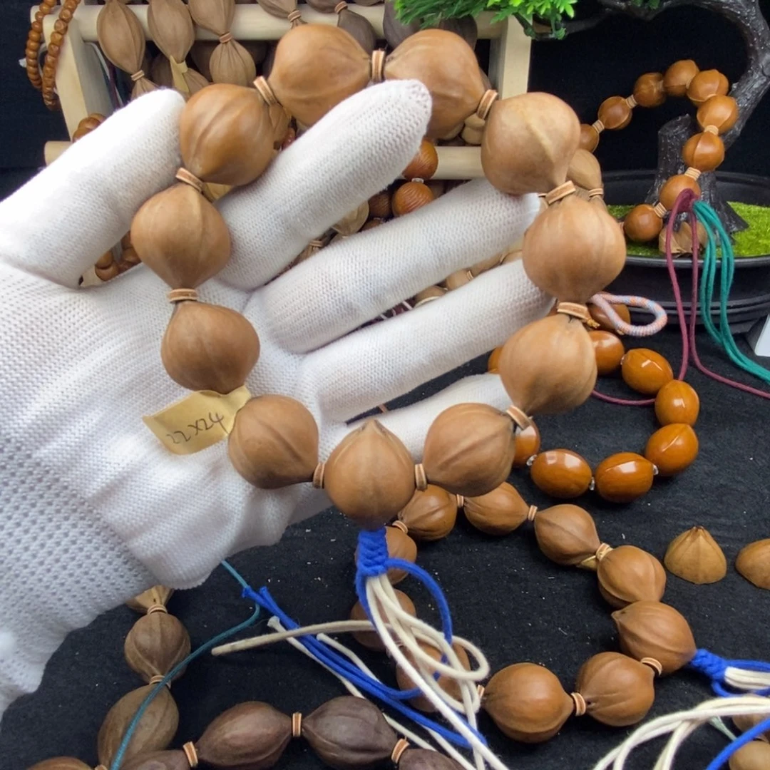 橄榄核手串/手链2224三花大蒜头11颗