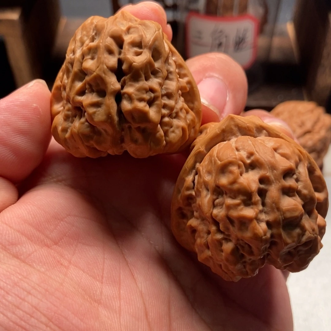 花***徒吊坠文玩核桃42蛙蛙