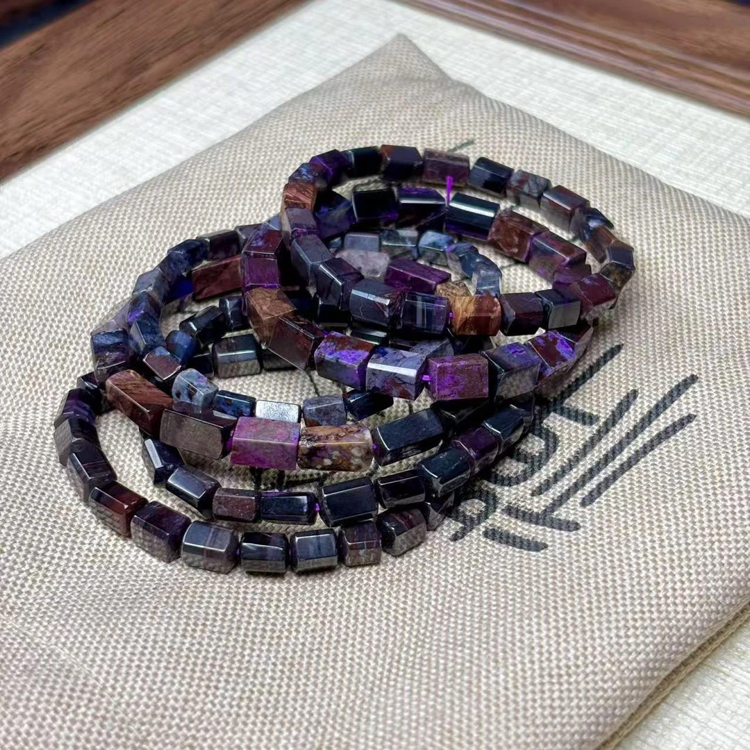 老四舒俱来精选 老油紫丝绒方糖手串  多样性发其一