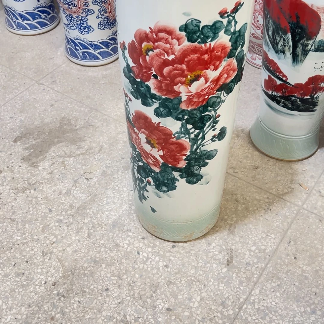 科***造景德镇大花瓶落地