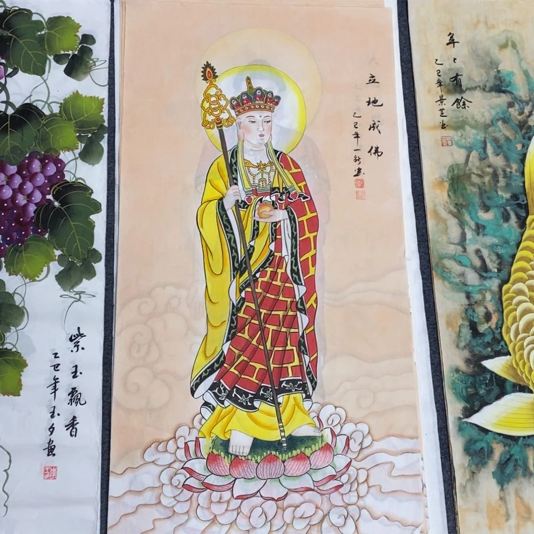 国画尺寸100✖️50三尺精品手绘画