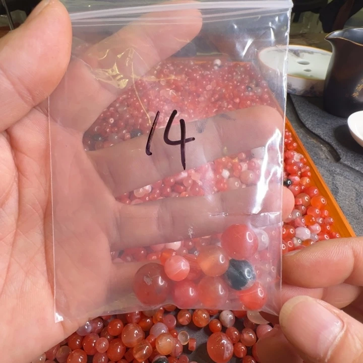 南红玛瑙散珠未镶嵌14号