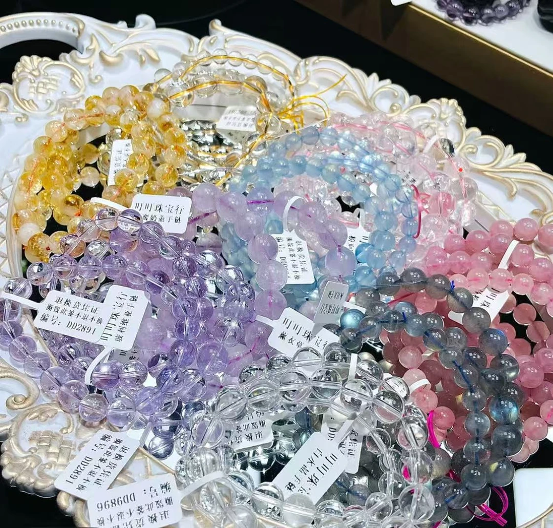 非金属玻璃手链 非金属手链 手工制作多样性发货默认微瑕