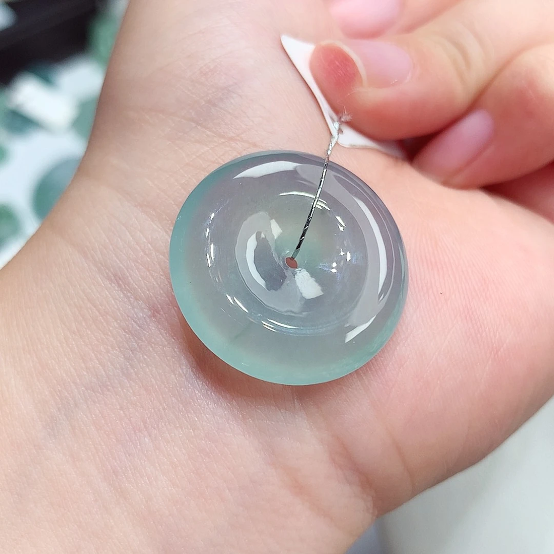 颈饰未镶嵌翡翠翡翠98，24.5/5.3