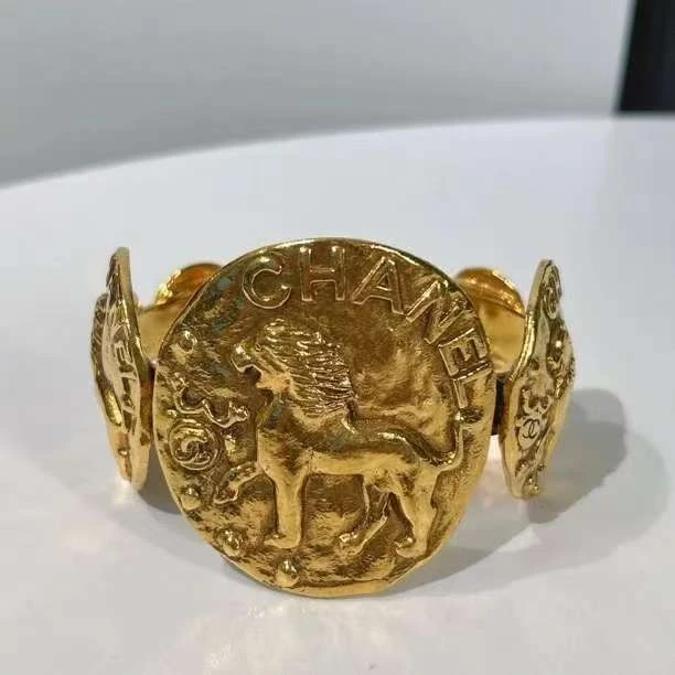 95新 Chanel/香奈儿 Chanel vintage香奈儿中古狮子手镯